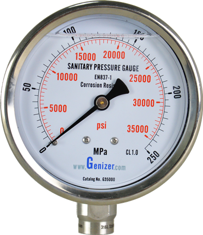 Sanitary High Pressure Gauge