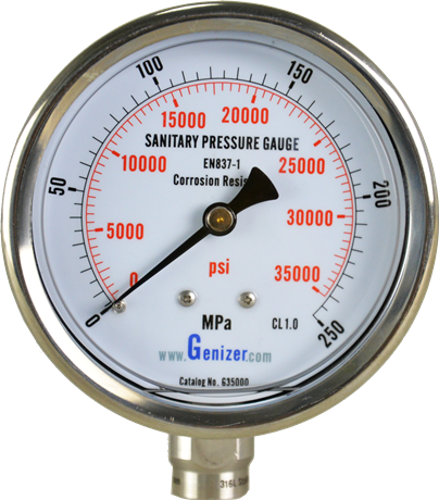 Sanitary High Pressure Gauge