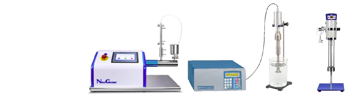 Nanoemulsion by NanoGenizer V.S. Sonication and High-Speed Shear